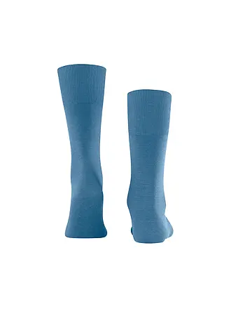 FALKE | Chaussettes homme "Airport" (gris foncé) | blau